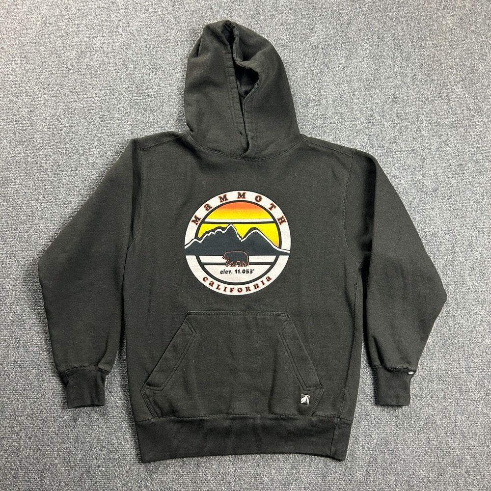 Mammoth Mountain Hoodie Adults Small Pullover Highcamp‎ Outfitters Fleece Mens